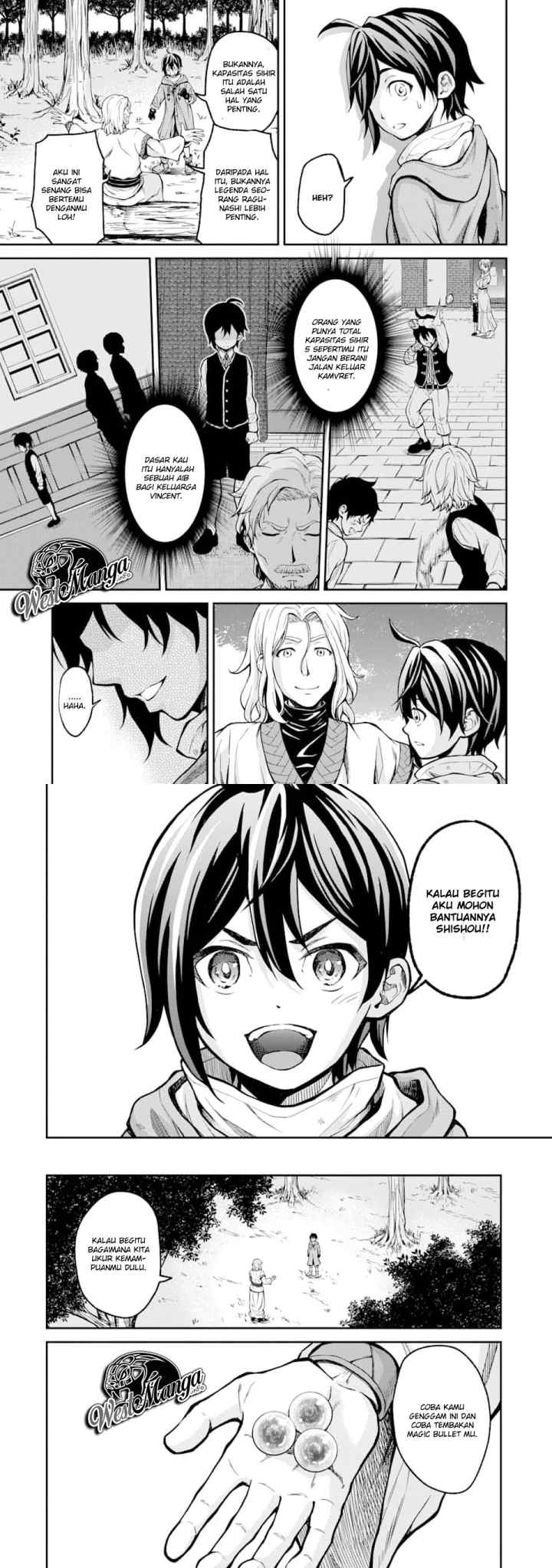 Saisoku Musou No B-Kyuu Mahou Tsukai: Ippatsu Utareru Mae Ni Senpatsu Uchikaesu! chapter 1.1 halaman 13