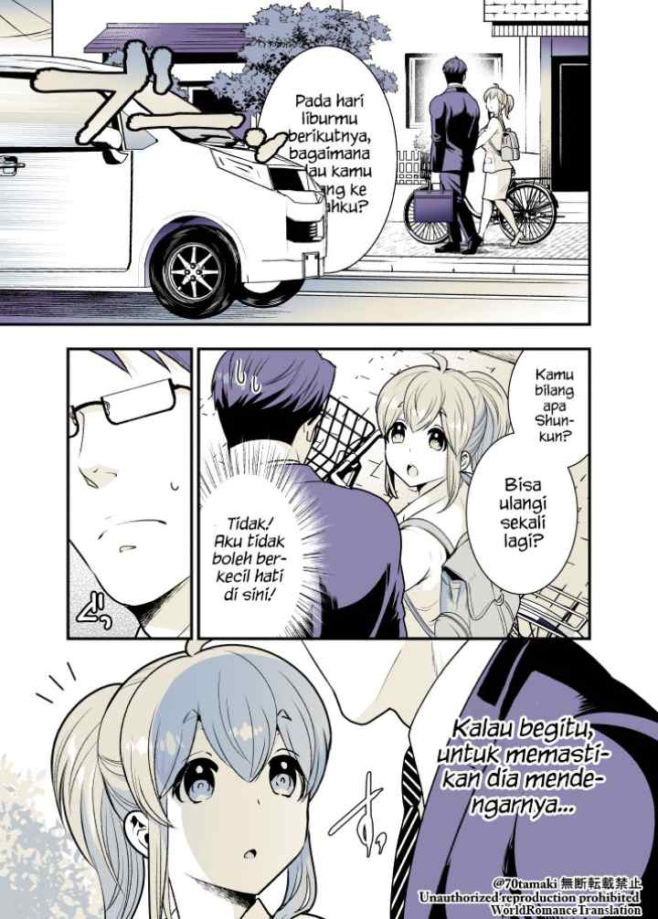 Osananajimi ga Hisabisa ni Saikai Shitara Otagai Kyonyuu ni Natteta chapter 11 halaman 4