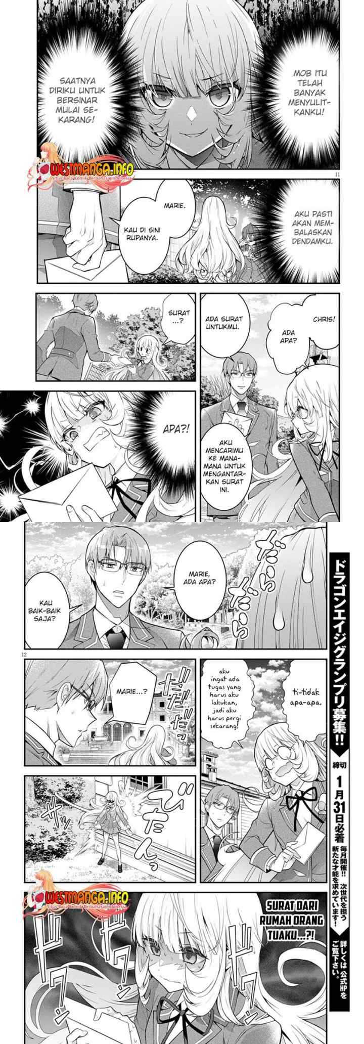 Otome Game Sekai wa Mob ni Kibishii Sekai Desu chapter 39 halaman 8