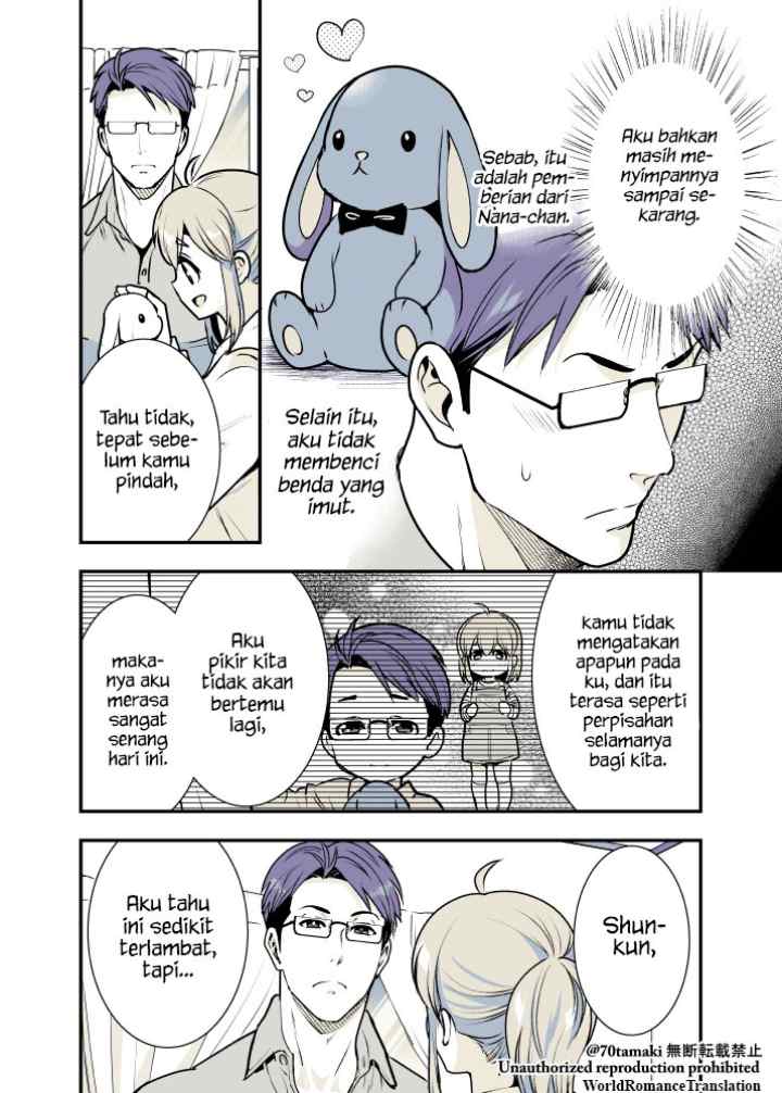 Osananajimi ga Hisabisa ni Saikai Shitara Otagai Kyonyuu ni Natteta chapter 3 halaman 4