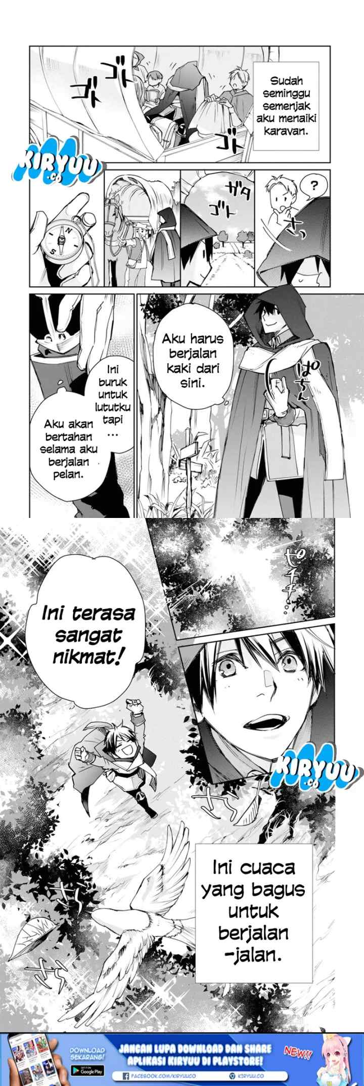 Saikyou no Madoshi. Hisa ni Ya wo Ukete Shimatta no de Inaka no Eihei ni Naru chapter 1.1 halaman 11