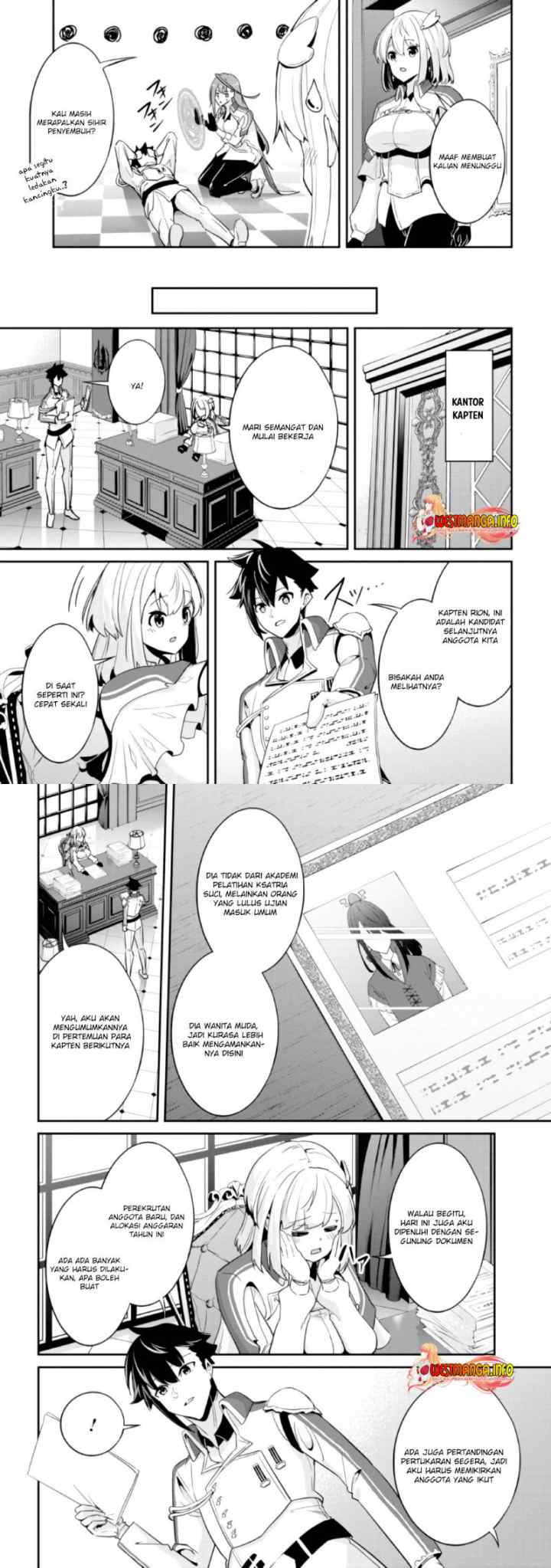 Seikishi ni Natta kedo Danchou no Oppai ga Sugosugite Kokoro ga Kiyomerarenai chapter 4 halaman 6