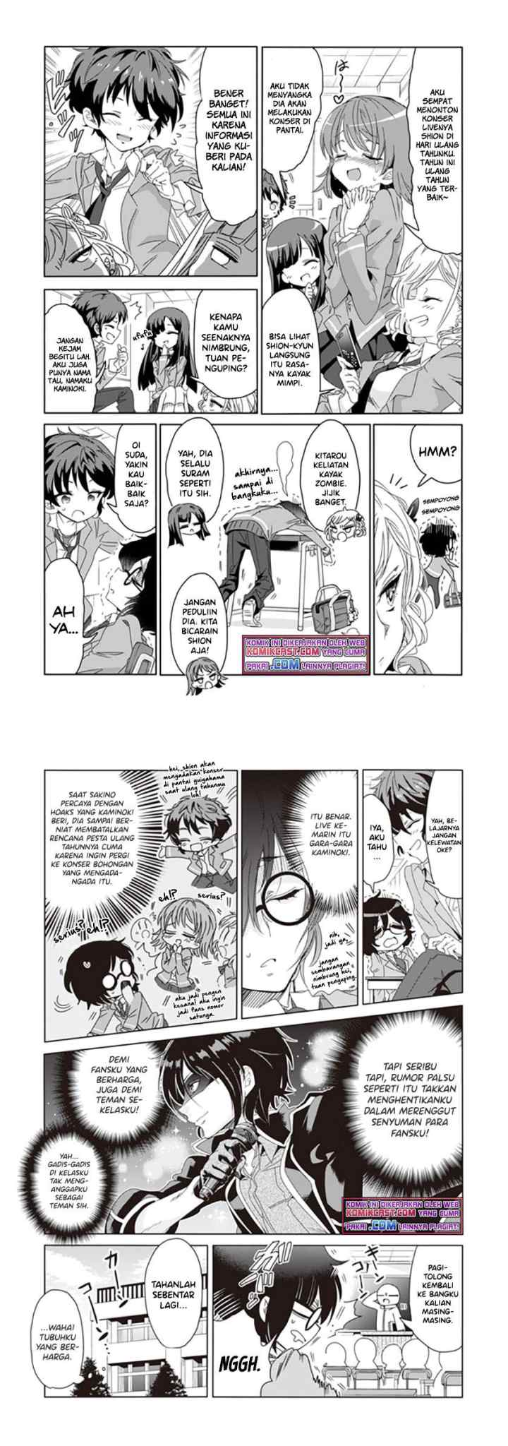 Class de Inkya no Ore ga Jitsu wa Daininki Band no Vocal na Ken chapter 1 halaman 7