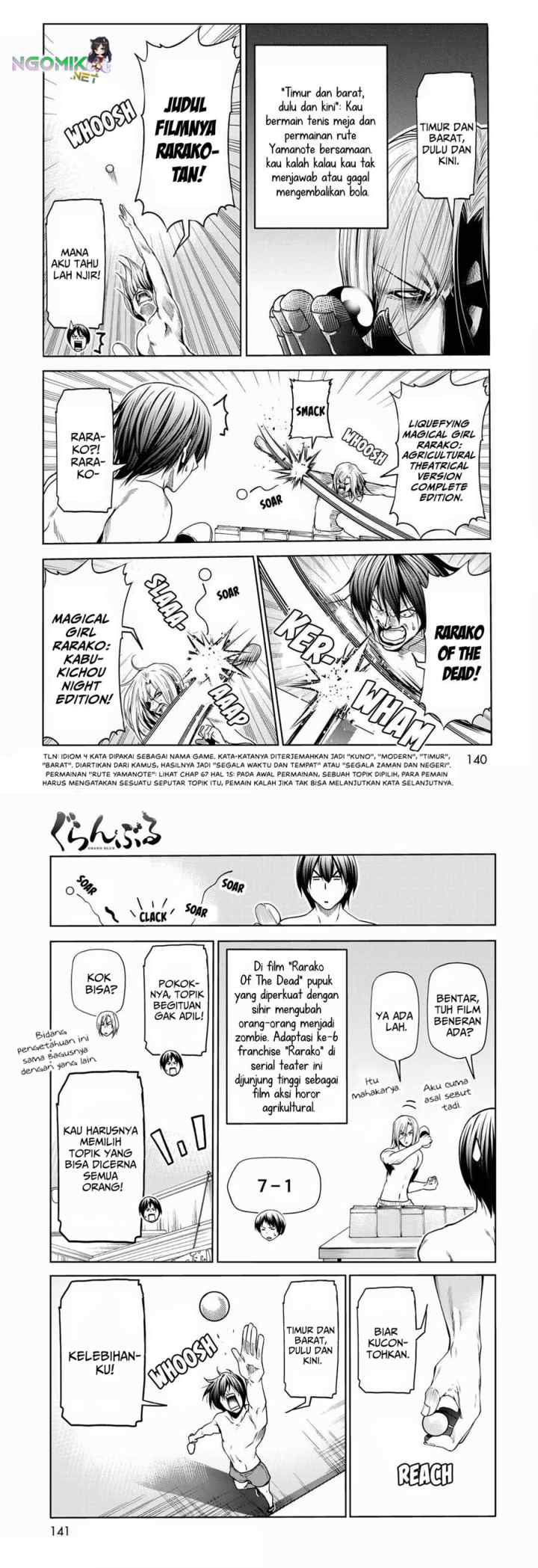 Grand Blue chapter 74.5 halaman 4
