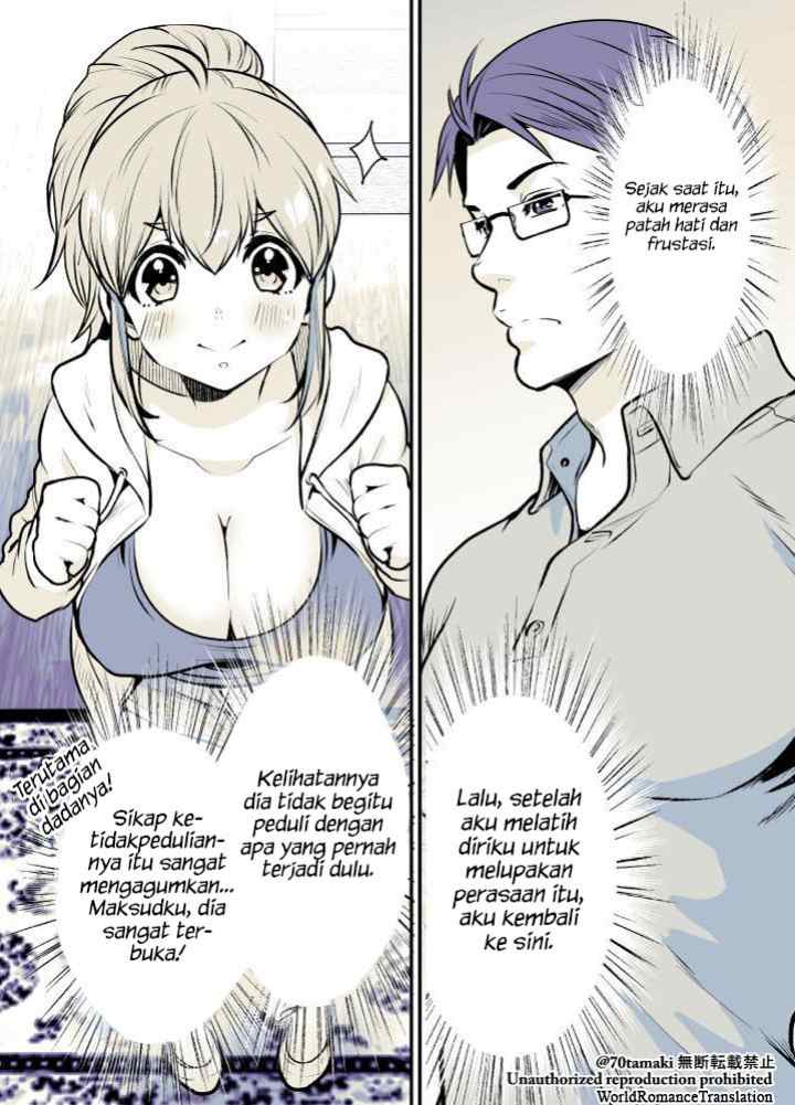 Osananajimi ga Hisabisa ni Saikai Shitara Otagai Kyonyuu ni Natteta chapter 2 halaman 4