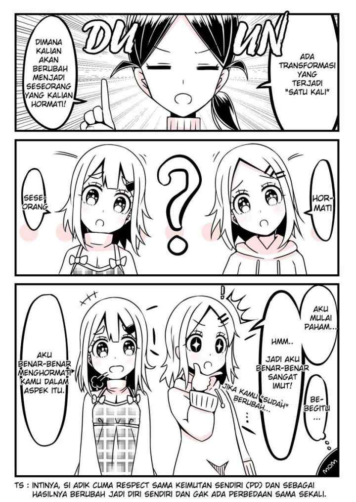 A Story in Which an Older Brother Becomes a Little Sister chapter 4 halaman 4