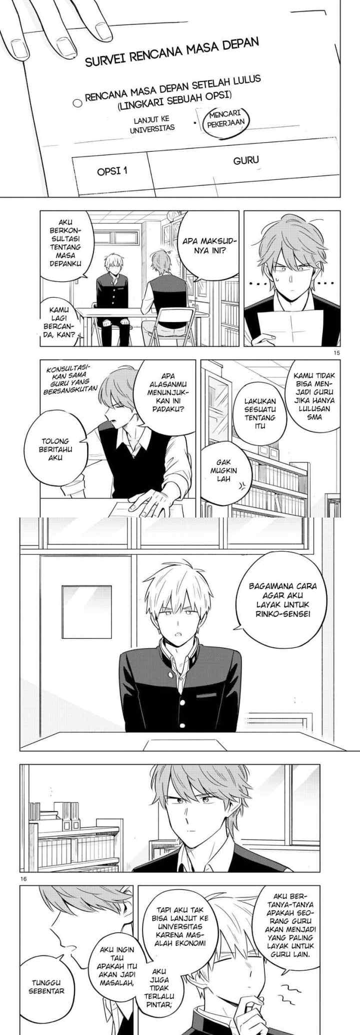 Sensei wa Koi wo Oshierarenai chapter 31 halaman 9