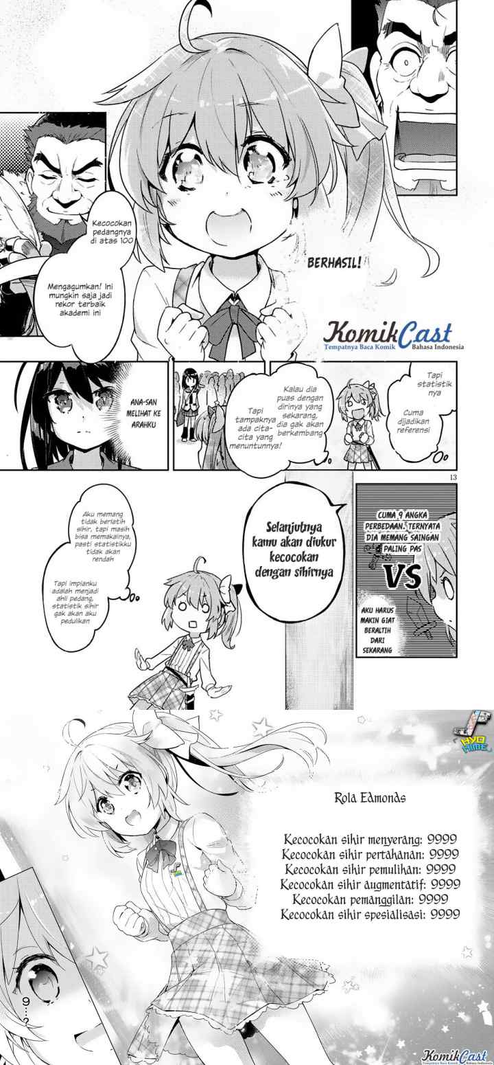 Kenshi o Mezashite Nyugaku Shitanoni Maho Tekisei 9999 Nandesukedo!? chapter 1 halaman 9