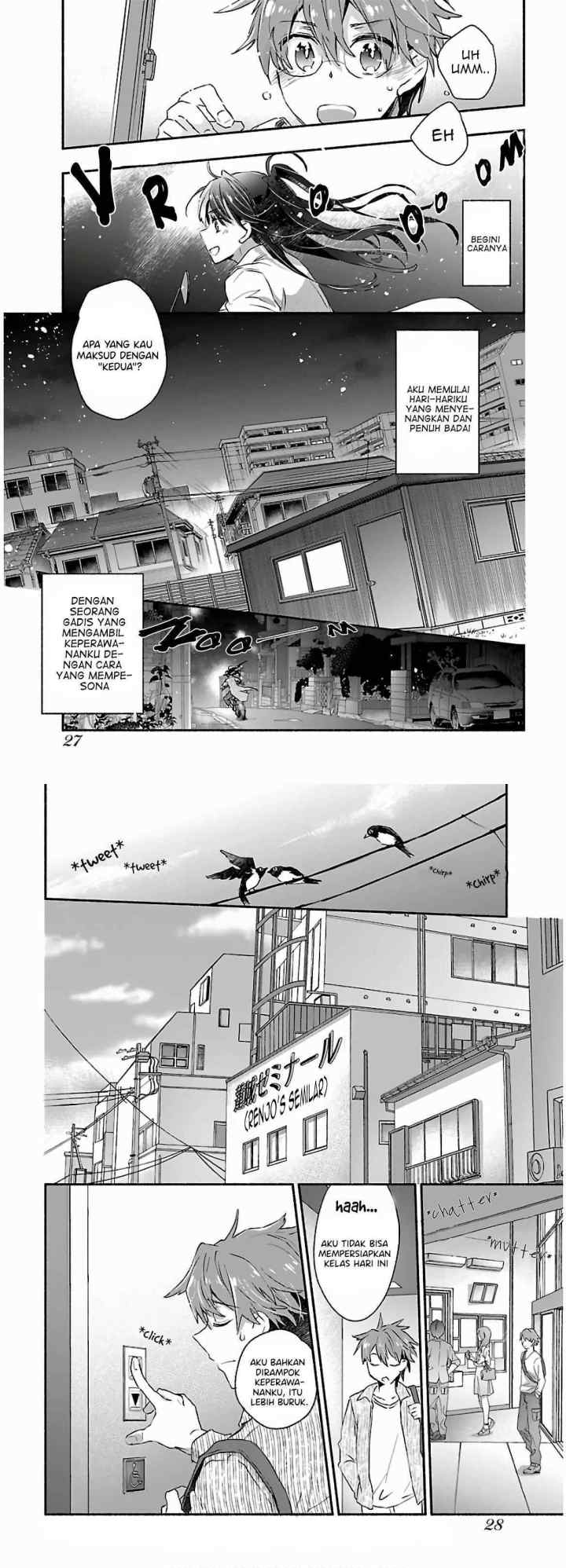 Yankee Musume ni Natsukarete Kotoshi mo Juken ni Shippai Shisou Desu chapter 1 halaman 14
