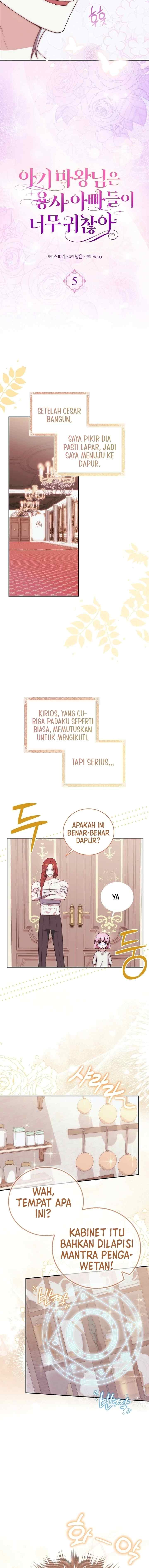 The Little Demon King is Too Bothered by Her Brave Dads chapter 5 halaman 6