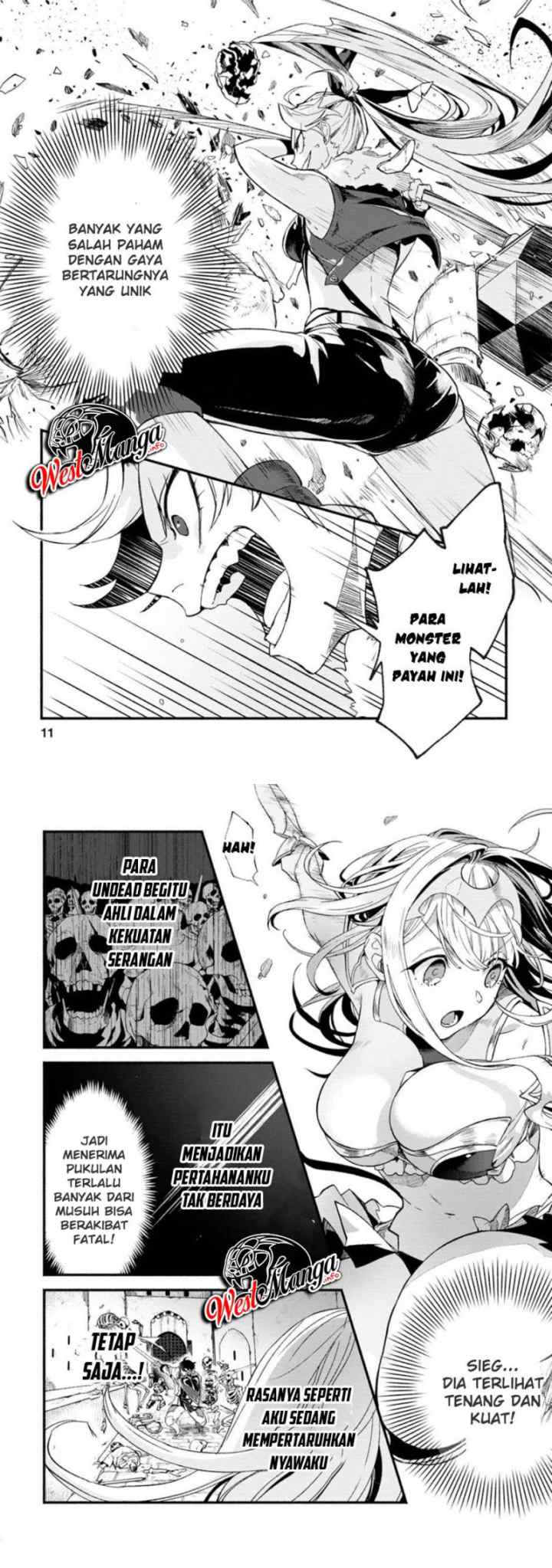 Sono Monban, Saikyou Nitsuki: Tsuihou Sareta Bougyo Ryoku 9999 no Senshi, Outo no Monban Toshite Musou Suru chapter 6 halaman 6