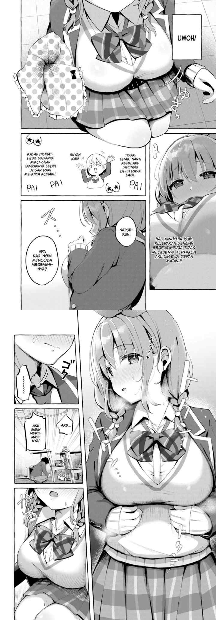 Oppai Momitai-tte Sakendara, Imouto no Tomodachi to Tsukiau Koto ni Narimashita chapter 1 halaman 12