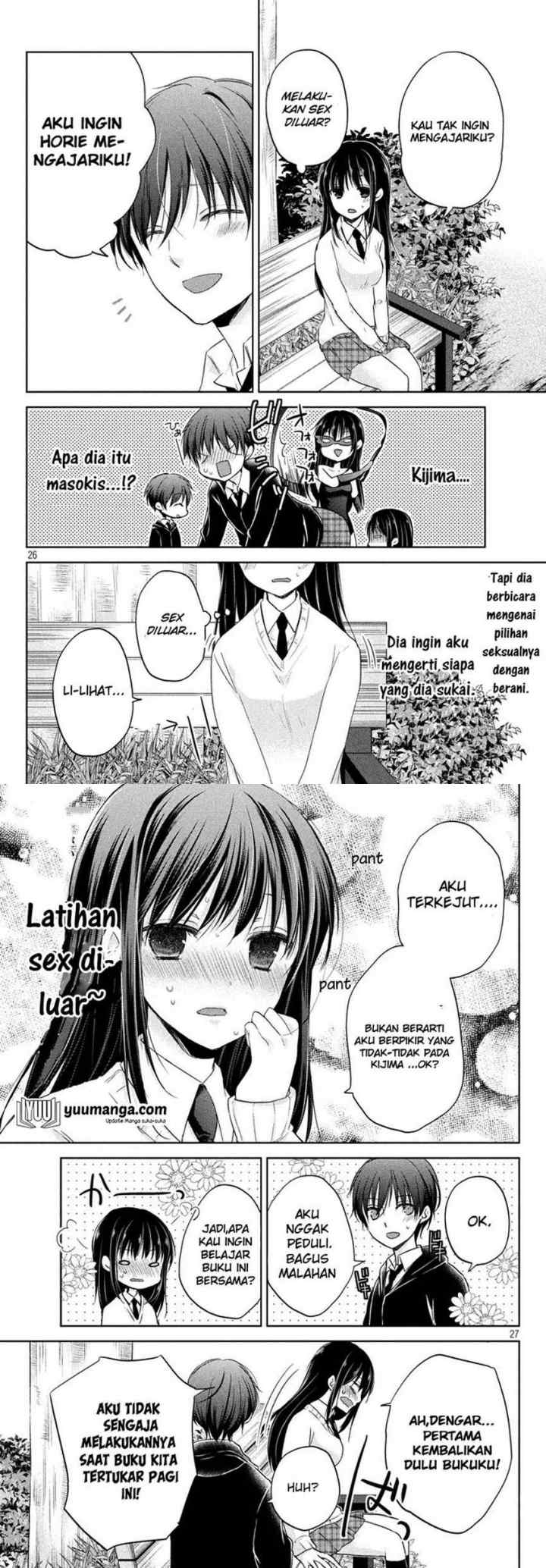 Midara na Ao-chan wa Benkyou ga Dekinai chapter 3 halaman 14