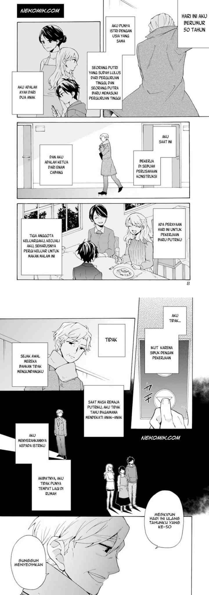 Tada Shiawasena Isekai Kazoku Seikatsu chapter 1 halaman 4