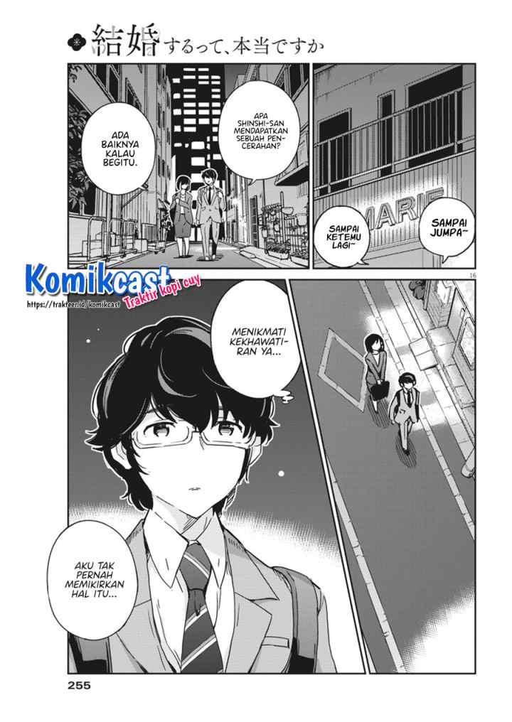 Kekkon Surutte, Hontou desu ka? chapter 57 halaman 16