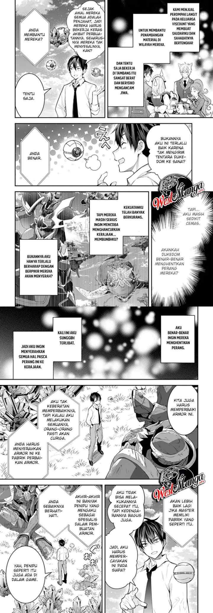 Otome Game Sekai wa Mob ni Kibishii Sekai Desu chapter 36 halaman 4