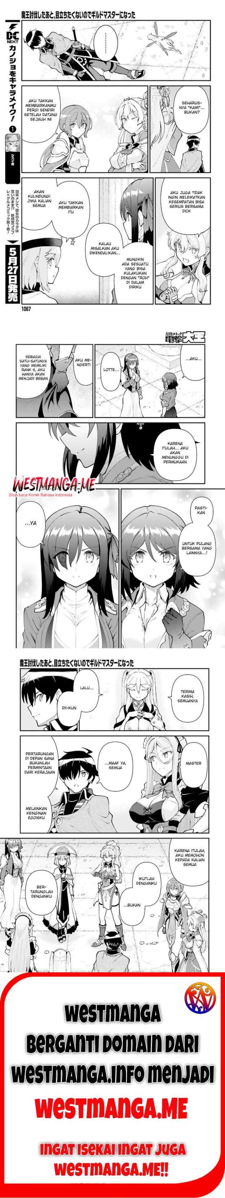 Maou Toubatsu Shita Ato, Medachitakunai node Guild Master ni Natta chapter 53 halaman 13