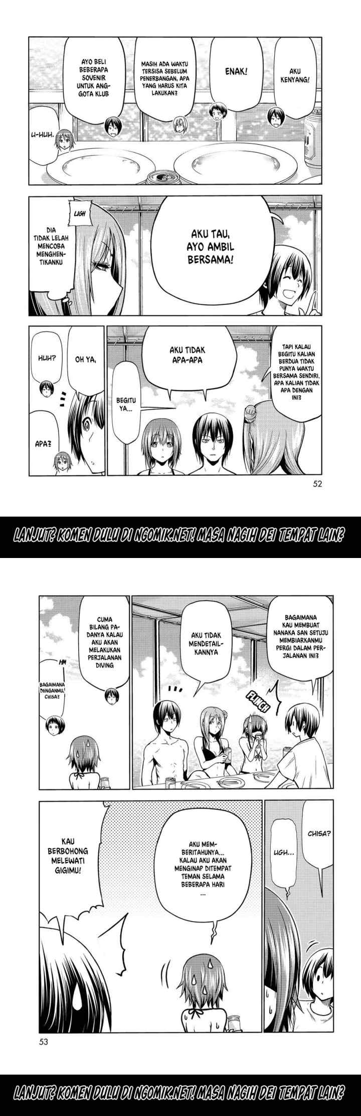 Grand Blue chapter 69.1 halaman 8