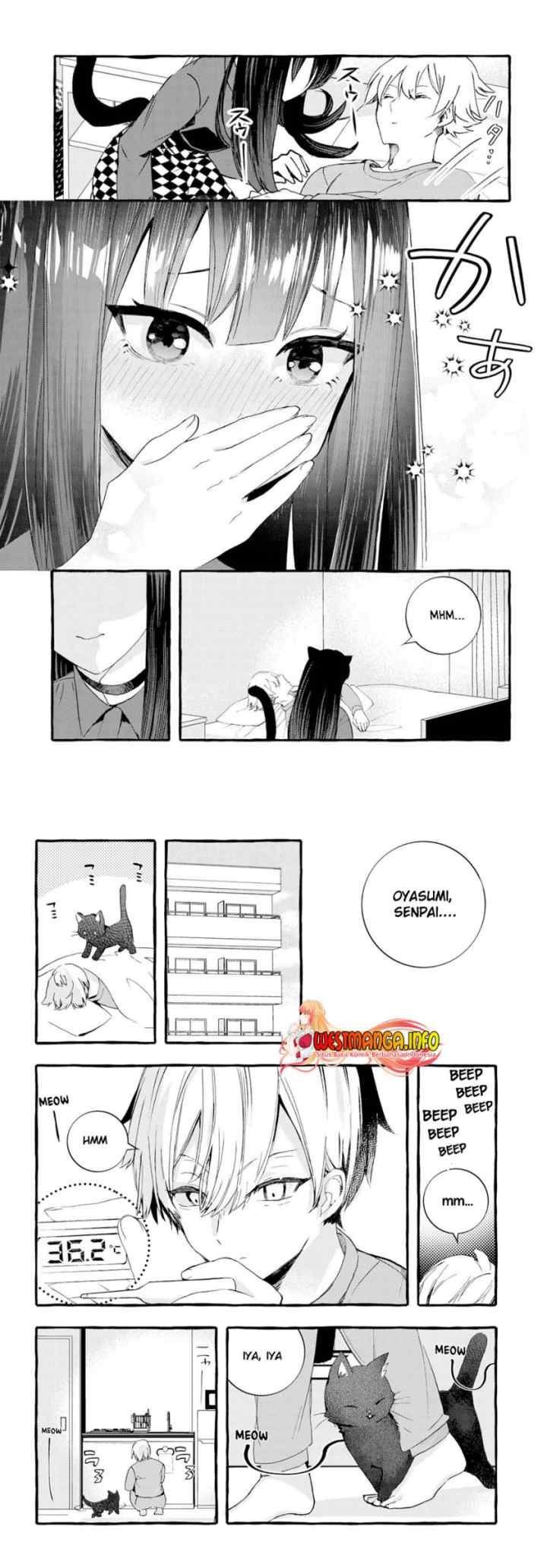 Chiteki de Cool na Kouhai Bijo, Ore no Kai Neko ni naru chapter 1 halaman 7