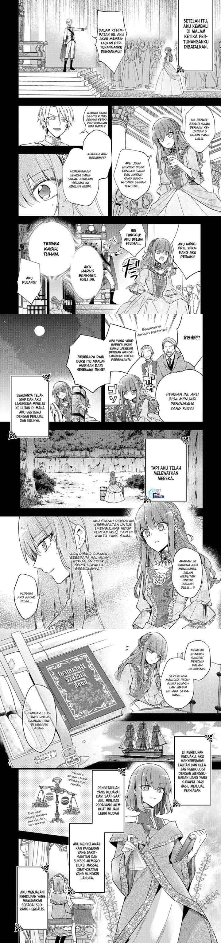The Villainess Wants to Enjoy a Carefree Married Life in a Former Enemy Country in Her Seventh Loop! chapter 1 halaman 4