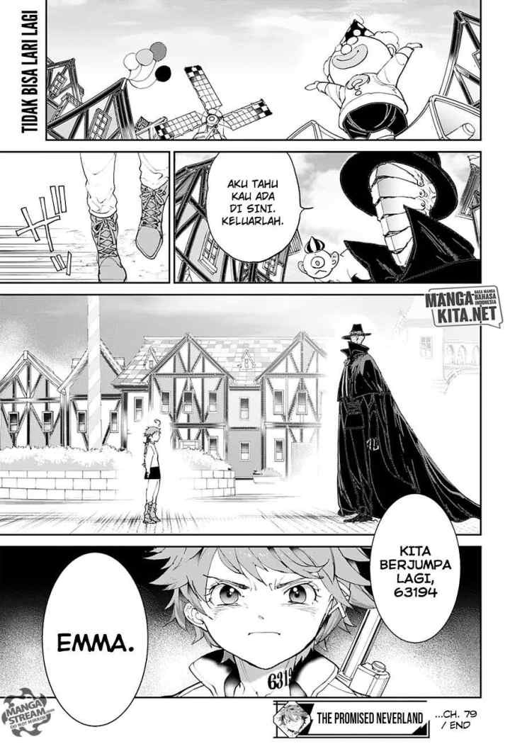 Yakusoku no Neverland chapter 79 halaman 19