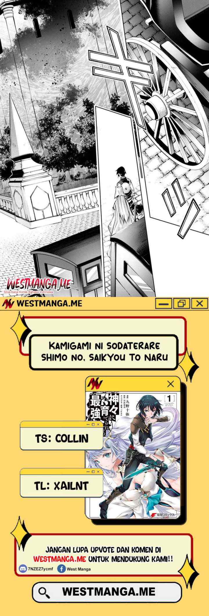 Kamigami ni Sodaterare Shimo no, Saikyou to Naru chapter 55 halaman 12