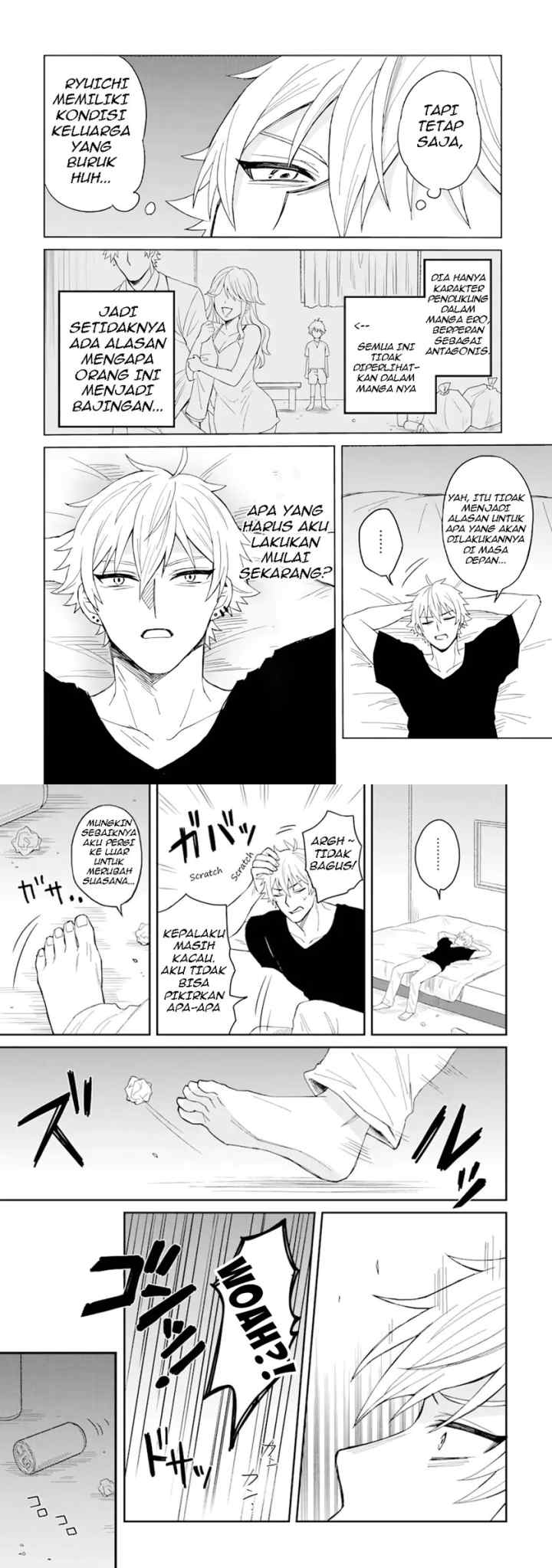 Netorare Manga no Kuzu Otoko ni Tensei Shita Hazu ga Heroine ga Yottekuru Ken chapter 1 halaman 8
