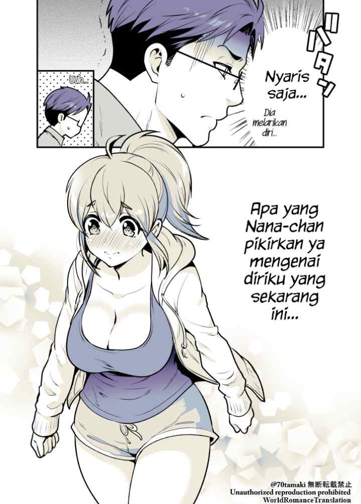 Osananajimi ga Hisabisa ni Saikai Shitara Otagai Kyonyuu ni Natteta chapter 5 halaman 8