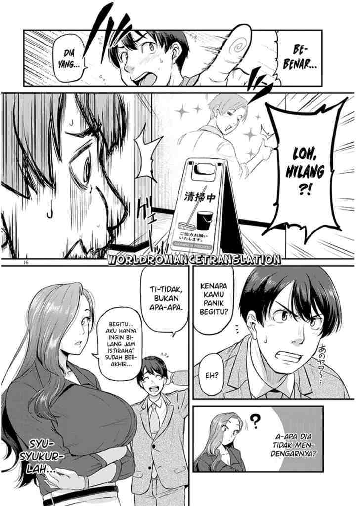 Shigoto Kaeri, Dokushin no Bijin Doushi ni Tanomarete chapter 1.1 halaman 15