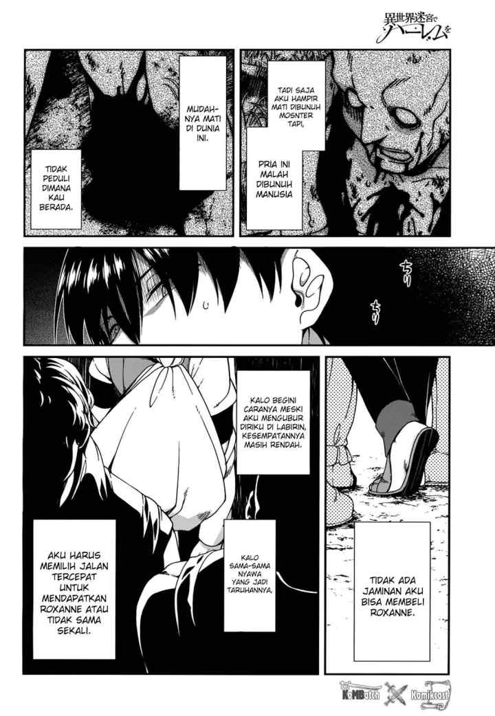 Isekai Meikyuu de Harem wo chapter 4.2 halaman 18