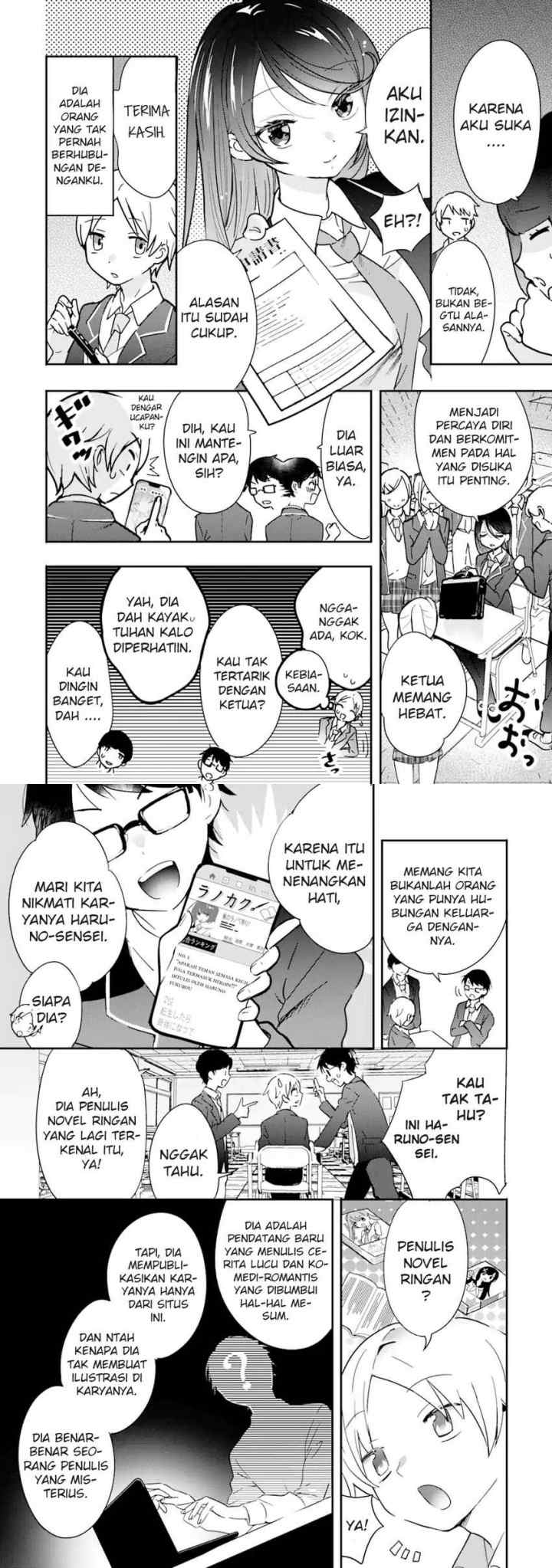 Gakuen 1 no Bishoujo wa x x Eshi no Ore ni Horeteiru!? (The Number 1 Beautiful Girl in the School is in Love With Me, the XXX Artist.) chapter 1.1 halaman 4