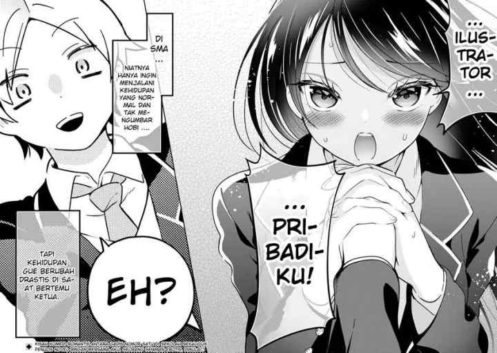 Gakuen 1 no Bishoujo wa x x Eshi no Ore ni Horeteiru!? (The Number 1 Beautiful Girl in the School is in Love With Me, the XXX Artist.) chapter 1.2 halaman 17
