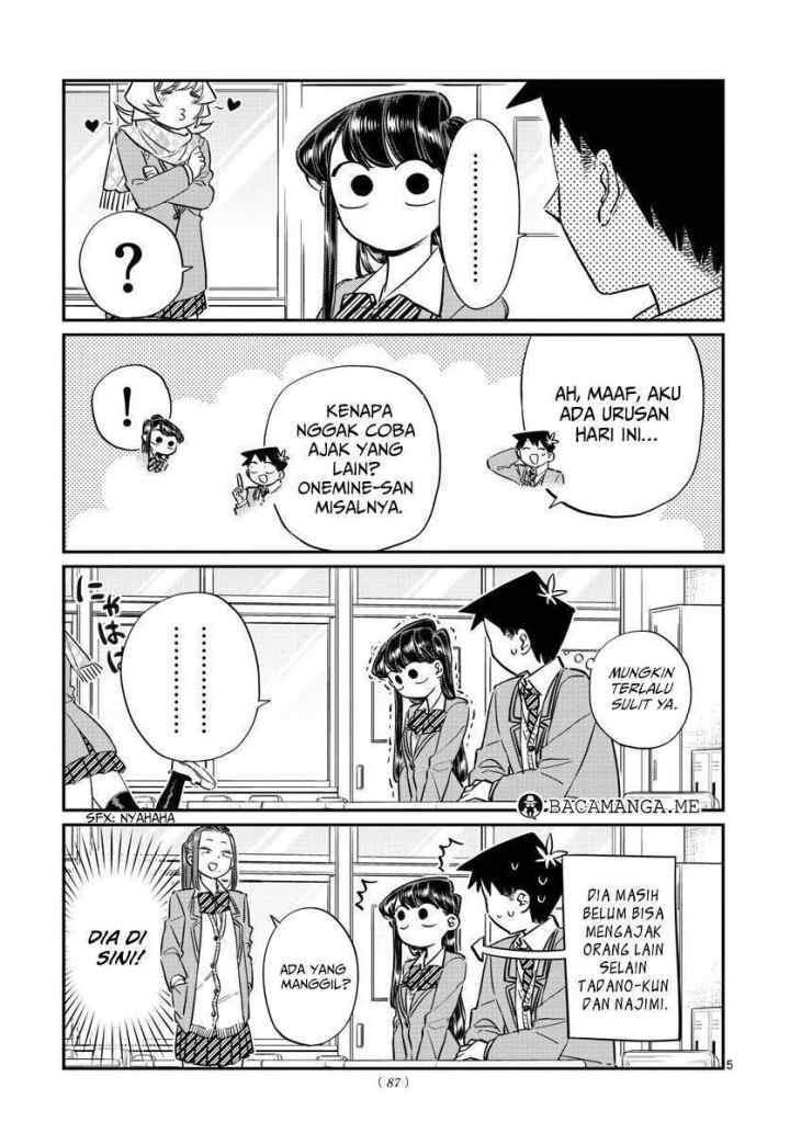 Komi-san wa Komyushou Desu chapter 81 halaman 6