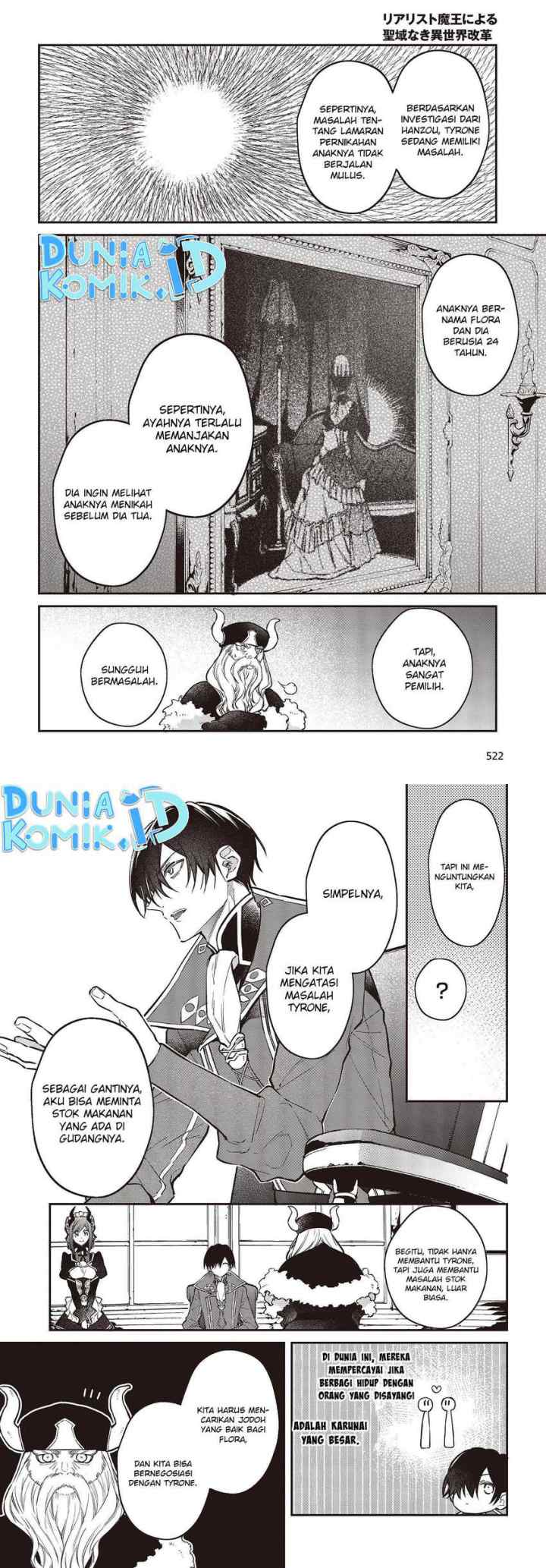 Realist Maou Niyoru Seiiki Naki Isekai Kaikaku chapter 47 halaman 6