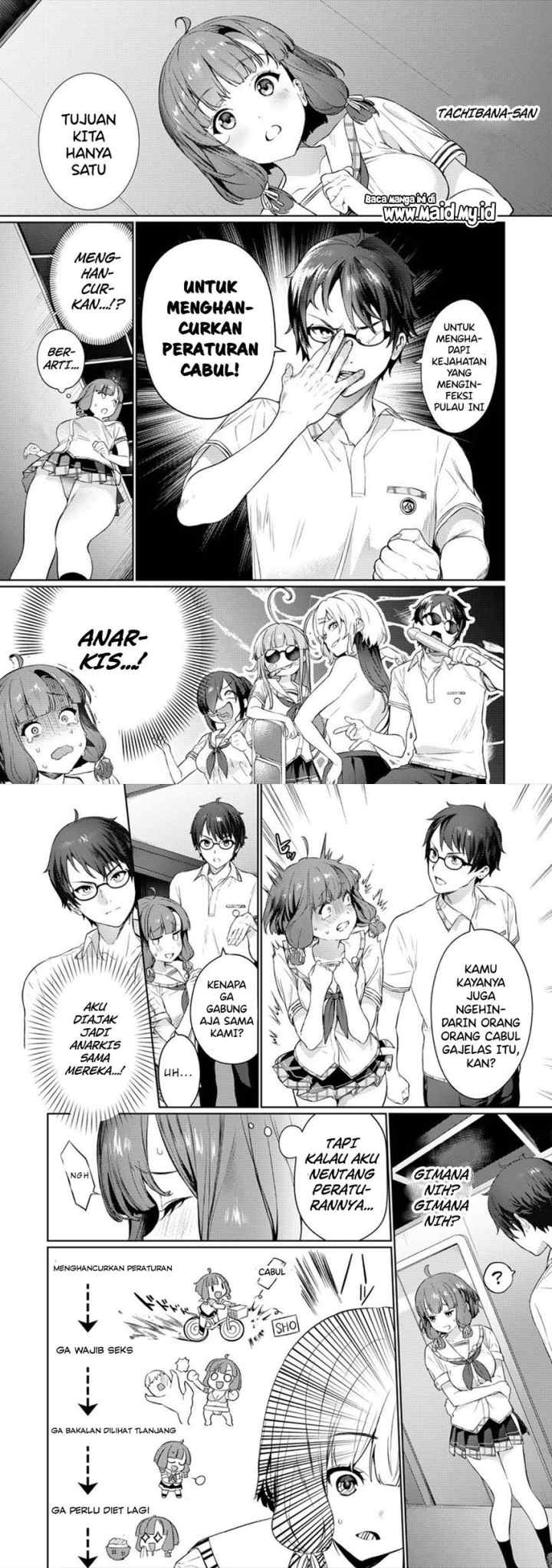 Nukitashi – nuki ge mitaina shima ni sun deru watashi wa dou surya iidesu ka? chapter 2 halaman 11