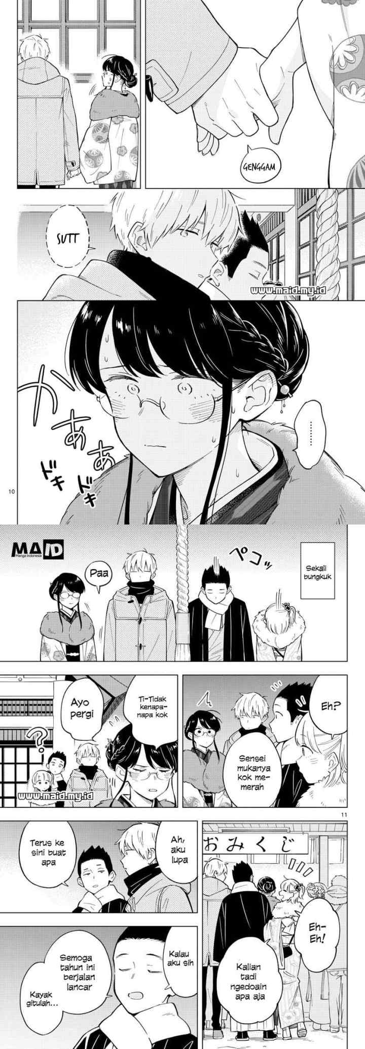 Sensei wa Koi wo Oshierarenai chapter 13 halaman 7