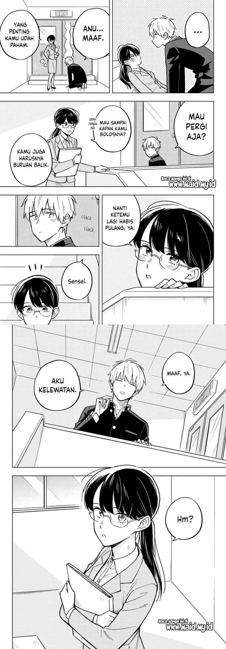 Sensei wa Koi wo Oshierarenai chapter 28 halaman 10
