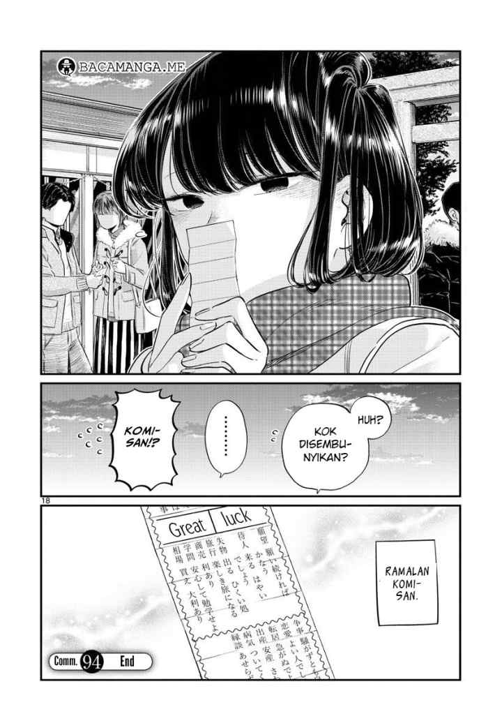 Komi-san wa Komyushou Desu chapter 94 halaman 18