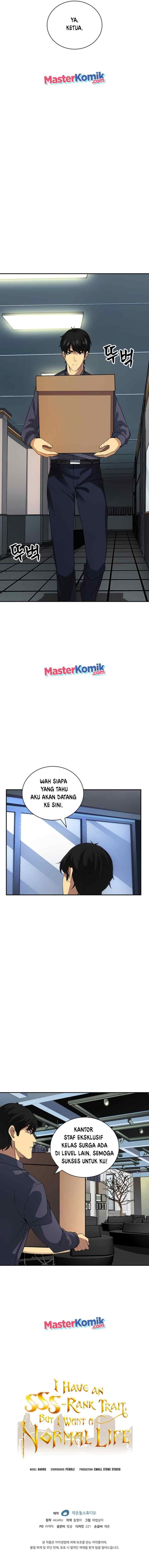 I have an SSS-rank Trait, but I want a Normal Life chapter 5 halaman 20