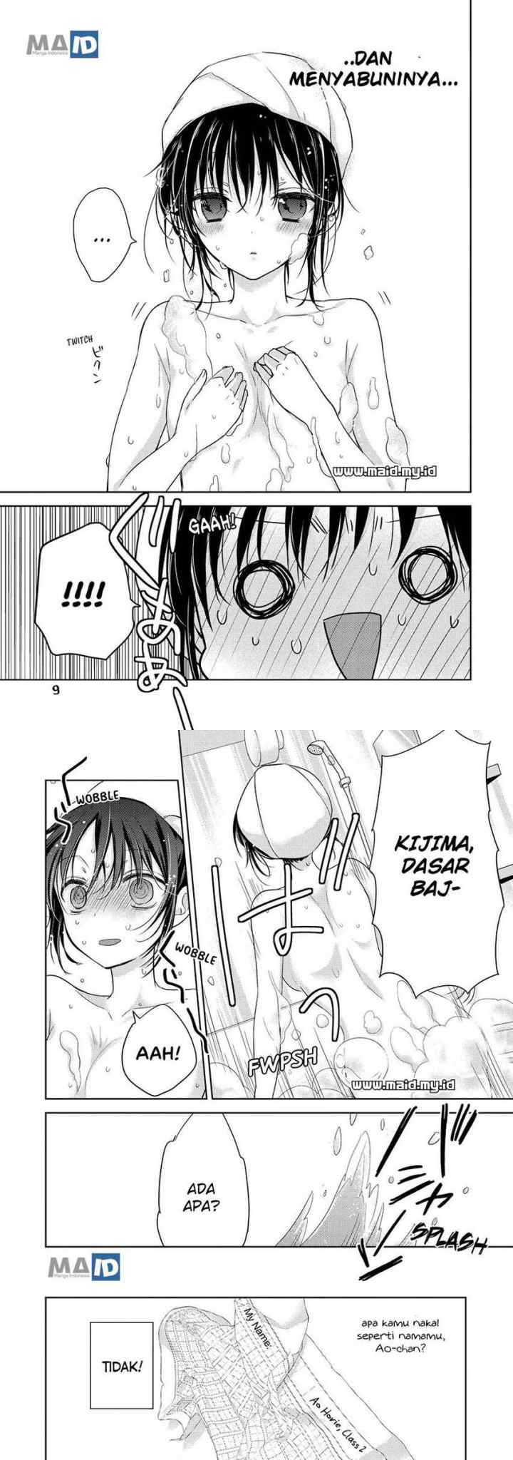 Midara na Ao-chan wa Benkyou ga Dekinai chapter 6 halaman 7