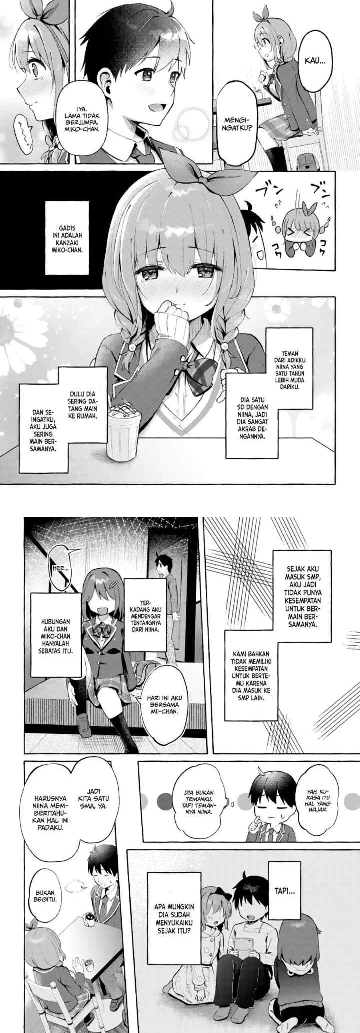 Oppai Momitai-tte Sakendara, Imouto no Tomodachi to Tsukiau Koto ni Narimashita chapter 1 halaman 8