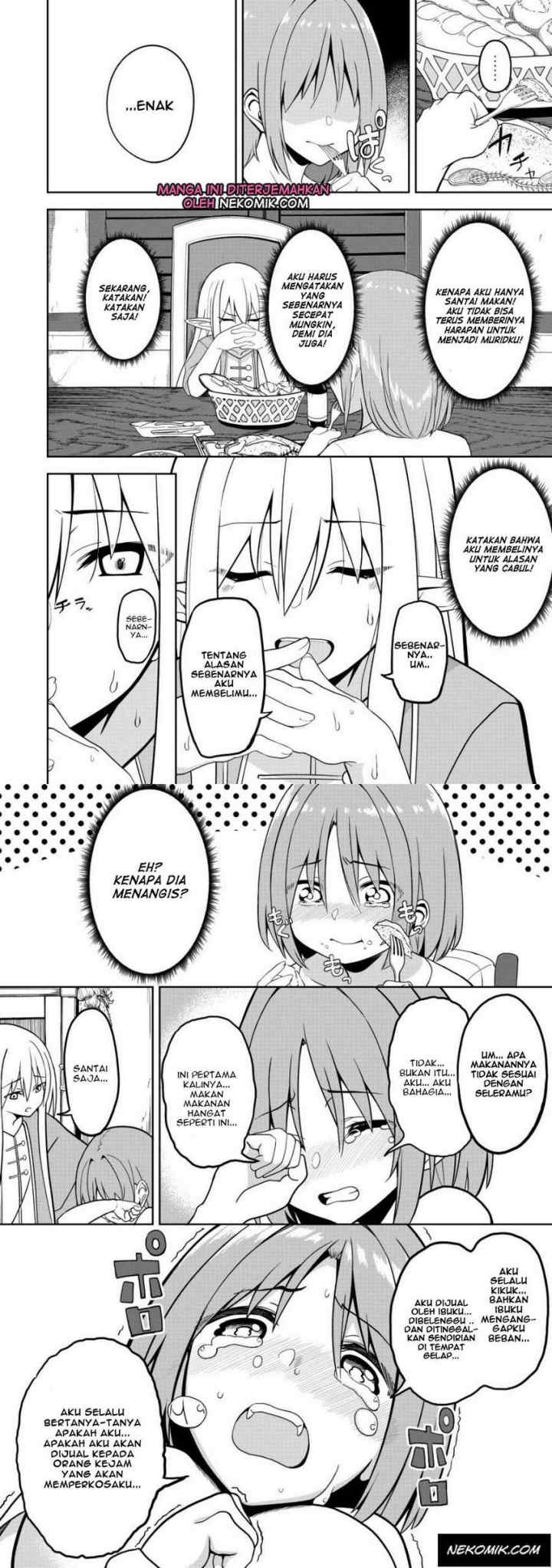 Eroi Koto Suru Tame ni Kyonyuu Bishoujo Dorei o Katta Hazu ga, Oshishou-sama to Shitawa Rete Omotta Toori ni Ikanaku Naru Hanashi chapter 1 halaman 11