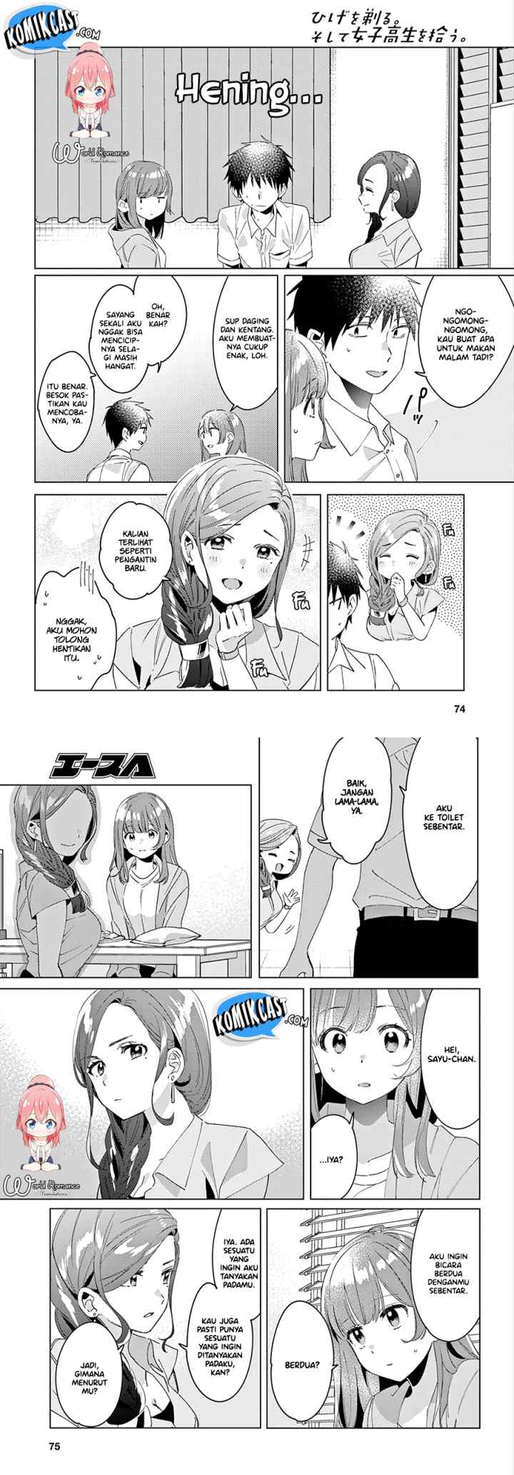 Hige Wo Soru. Soshite Joshikosei Wo Hirou chapter 15 halaman 13
