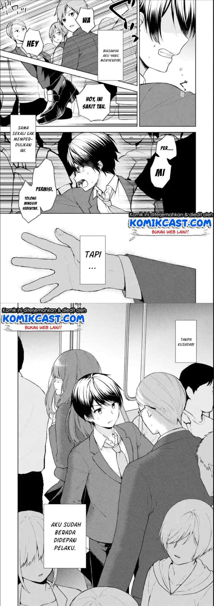 Chikan Saresou ni Natteiru S-kyuu Bishoujo wo Tasuketara Tonari no Seki no Osanajimi datta chapter 1 halaman 4