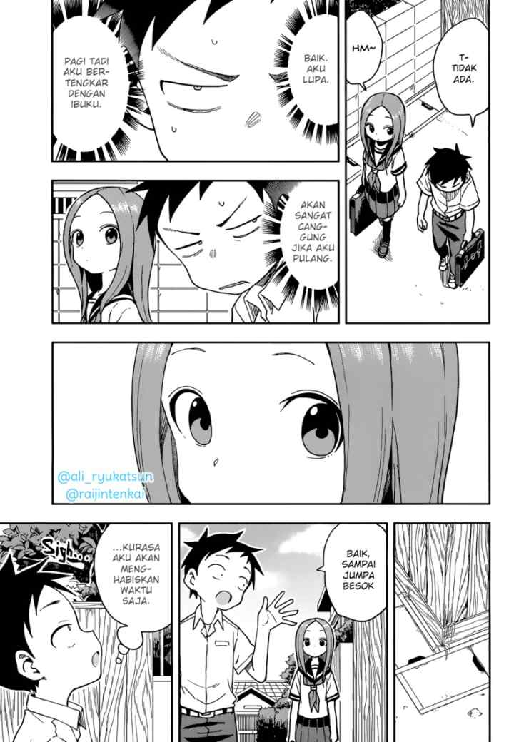 Karakai Jouzu no Takagi-san chapter 147 halaman 4