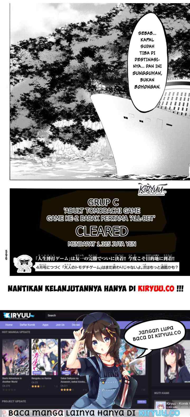 Tomodachi Game chapter 65 halaman 13