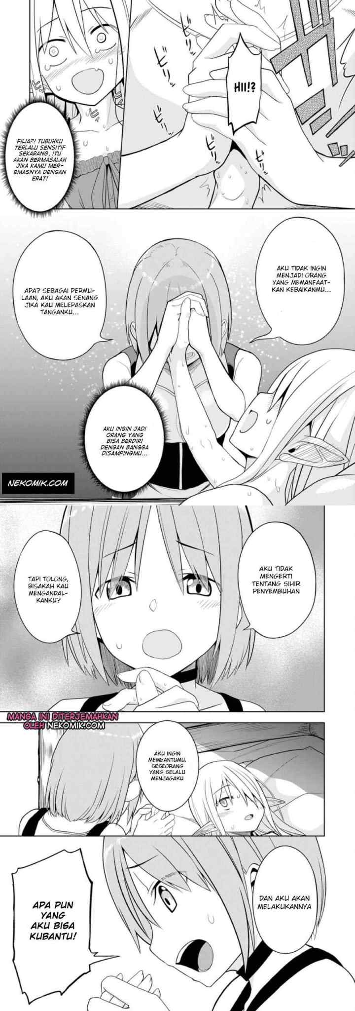 Eroi Koto Suru Tame ni Kyonyuu Bishoujo Dorei o Katta Hazu ga, Oshishou-sama to Shitawa Rete Omotta Toori ni Ikanaku Naru Hanashi chapter 4 halaman 5