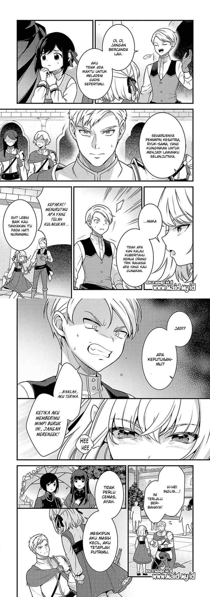 Eiyuu-ou, bu o Kiwameru tame tensei su - Soshite, Sekai Saikyou no Minarai Kishi ♀~ chapter 3 halaman 4