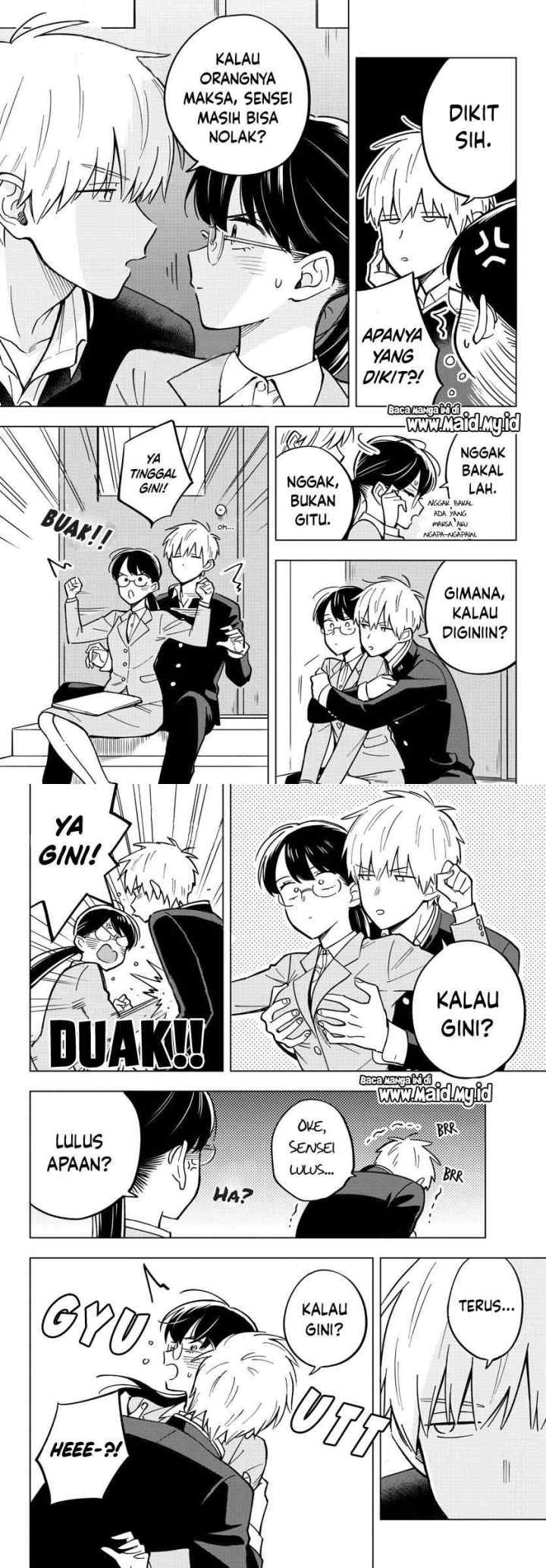 Sensei wa Koi wo Oshierarenai chapter 28 halaman 8
