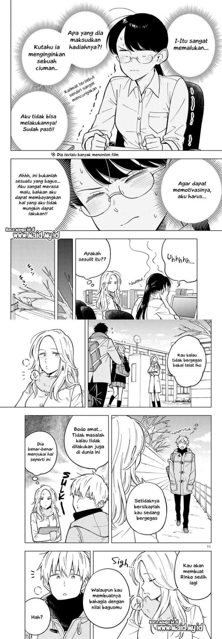 Sensei wa Koi wo Oshierarenai chapter 16 halaman 8